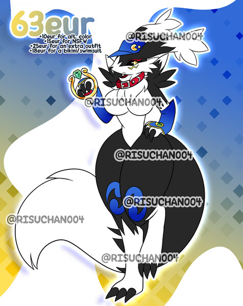 Pokemon Lugia + Klonoa fusion adoptable open reminder by MankaManke -- Fur  Affinity [dot] net