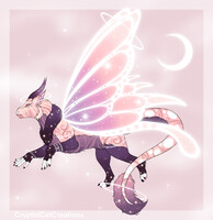 Protogen Adopt: Fae - Set Price (Closed) by CryptidCatCreations on