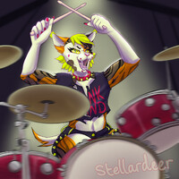 + Sadie Rockin Out +