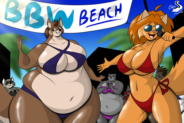 BBW Beach by ChrisandCompany Fur Affinity dot net