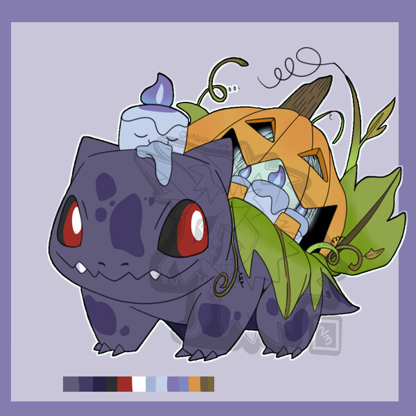 Improving Shiny Pokemon: Bulbasaur Family by PaintSplatter -- Fur Affinity  [dot] net