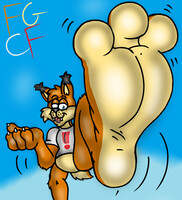 Bubsy Foot pov stomp