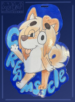 Bluey Badge- Creamsicle
