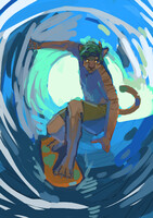 Artfight 3 - Surfer