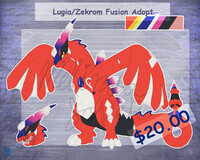 $20.00 Lugia/Zekrom Fusion Adopt (Sold) by min19 -- Fur Affinity [dot] net