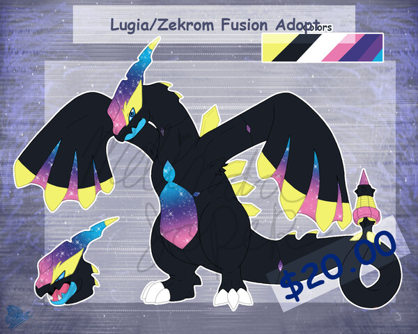 Pokemon Lugia + Klonoa fusion adoptable open reminder by MankaManke -- Fur  Affinity [dot] net