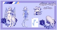 [CM]Dragon girl ref.sheet V.2
