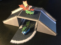 NitroWing Racing Papercraft Set