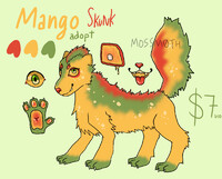 mango skunk adopt $7