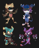 Digimons Batch76_ setprice OPEN 0/4 by pikachim -- Fur Affinity