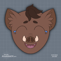Laughing boar