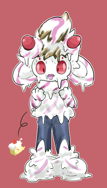 Alcremie [Pokémon] ''Wrong Region'' Pt. 2 by Laythediaperedwhitewolf -- Fur  Affinity [dot] net