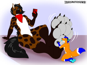 The Paws~ (Dirty Bare) by Gordon_The_Otter -- Fur Affinity [dot] net