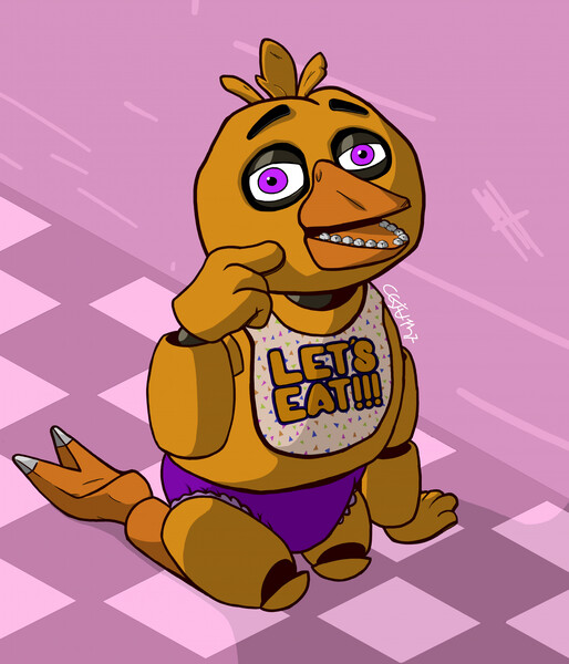 Withered Chica [FNAF] by -Lighth0use- -- Fur Affinity [dot] net