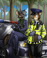 Rookie Detective and Police Officer