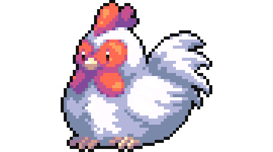 [F2U] harvest moon chicken icon [GIF] by Shalmons -- Fur Affinity [dot] net