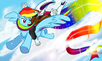 Fanart - Jamesy and Rainbow Dash