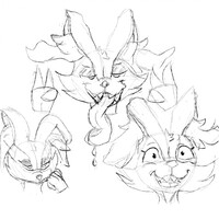 Messy Expression Doodles