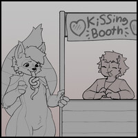 Kissing Booth/Biting Booth by HowardTheUnclean -- Fur Affinity [dot] net