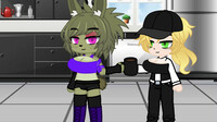Glitchie gave Vanessa coffee