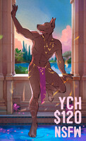 YCH - pink clouds (NSFW)