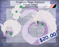 $10.00 Dragonair/Mega Ampharos Fusion Adopt #2(SOLD)