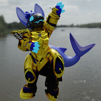 Little Blue Tesla-armored Proot