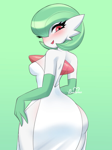 Gardevoir Fan Art by TheGreenCoffii -- Fur Affinity [dot] net