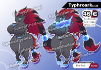 [SOLD] Typhlosion x Zoroark Fusion ADOPT!