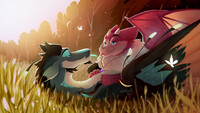 Cute dragons