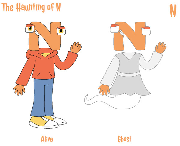 Alphabet Lore: The Haunting of N - Ghost!F — Weasyl