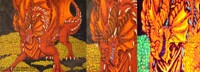 Dragon's Den Arcade Blacklight Painting 2