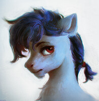 Thoughtful horse