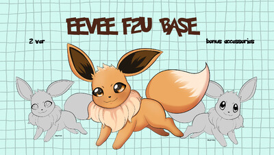 Eeveelutions Base Pack - Dracononite's Ko-fi Shop