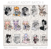 AUGUST ADOPTABLES: BATCH II