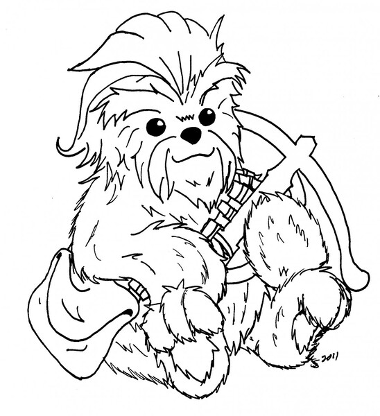 chewbacca coloring pages