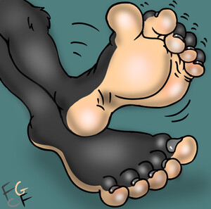 Toe locking triangle by fruitgems -- Fur Affinity [dot] net