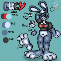Lucy Rabbit Reference sheet