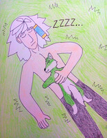 Sleepy green
