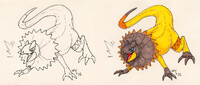 Heliolisk | [ Box Sketch DS ] | Traditional art