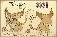 Commission - Tecneo Espeon Reference