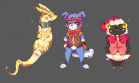 Digimons Batch76_ setprice OPEN 0/4 by pikachim -- Fur Affinity