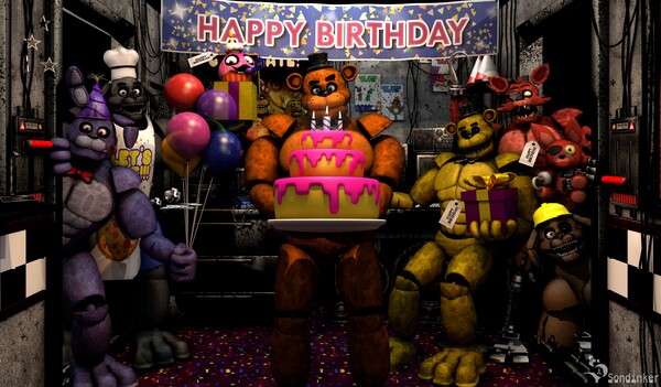 HAPPY ANNIVERSARY TO FNAF SB! (Version 2) by Crimsonsaber -- Fur Affinity  [dot] net