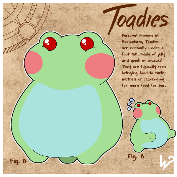 Confused Toad by LexisSketches -- Fur Affinity [dot] net