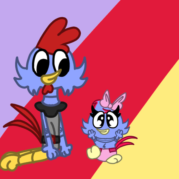 Opila Bird and her babies by JaydentheFox17 -- Fur Affinity [dot] net