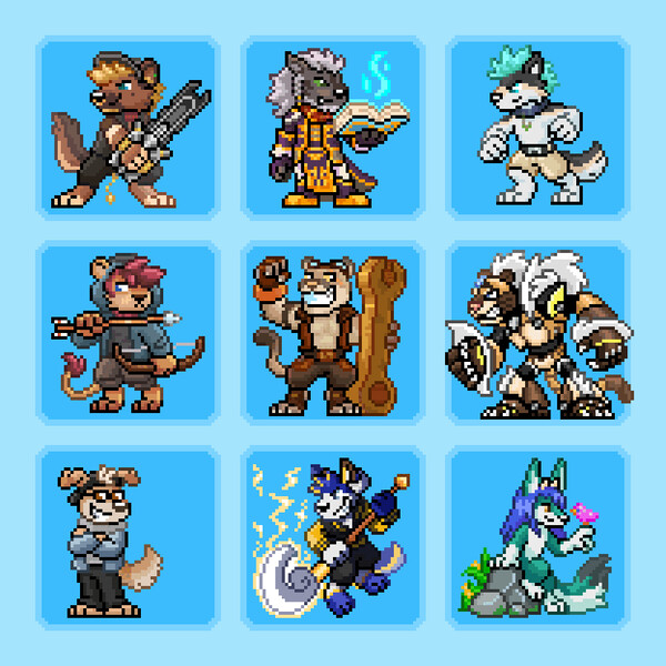 Retro Sprites Pack 21 by GabZero -- Fur Affinity [dot] net