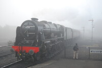 'Royal Scot' Arrives at Kidderminster