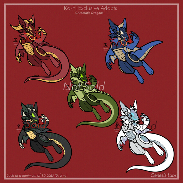 [CLOSED] Chromatic Dragon Protogen Adopts by GenesisLabs -- Fur ...