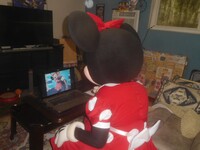 Minnie Looking Back At Disney Store Photo Op v4