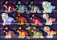 HQ CHEAP FERAL DRAGON/DEMON CHARACTER ADOPTS! by AnalShop -- Fur Affinity  [dot] net